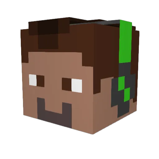 SoccerSwag98 Minecraft avatar head, 3D render