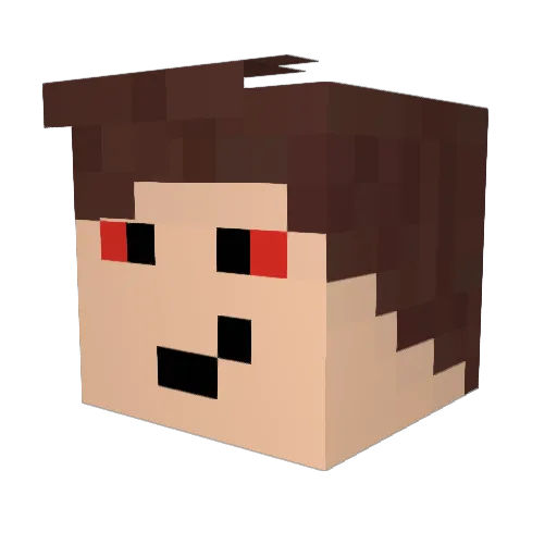 Soccer_Ced Minecraft avatar head, 3D render