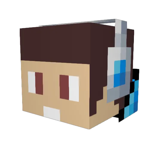 Soccer_Gaol Minecraft avatar head, 3D render