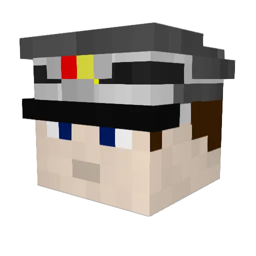 Soccerfighter13 Minecraft avatar head, 3D render