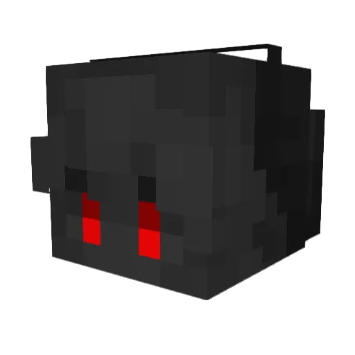 Social6250 Minecraft avatar head, 3D render