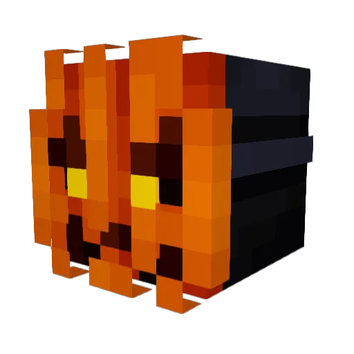 SocialEagle Minecraft avatar head, 3D render