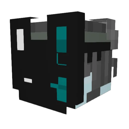 Society_Guy Minecraft avatar head, 3D render