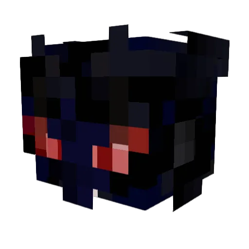 SockHanger Minecraft avatar head, 3D render