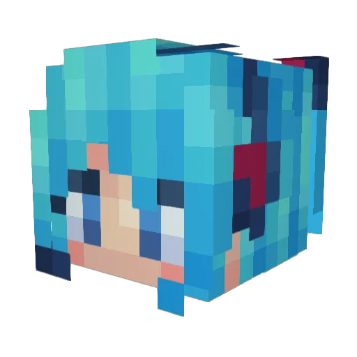 Sock_Sniffa Minecraft avatar head, 3D render