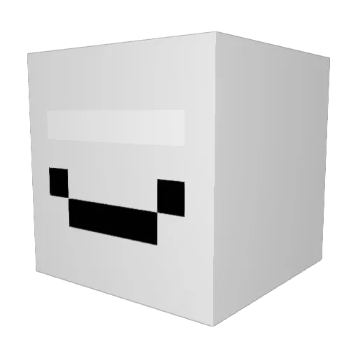 Socke07 Minecraft avatar head, 3D render
