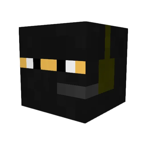 Socke4 Minecraft avatar head, 3D render