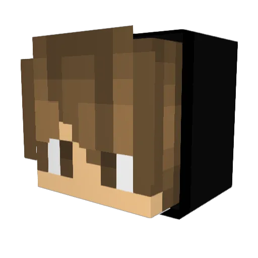 SockePvP Minecraft avatar head, 3D render