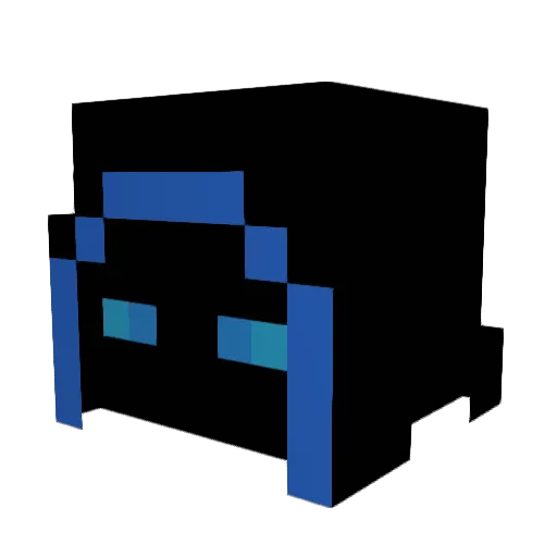 Socks4days Minecraft avatar head, 3D render