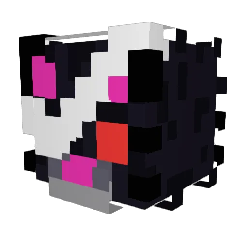 Socksmc Minecraft avatar head, 3D render