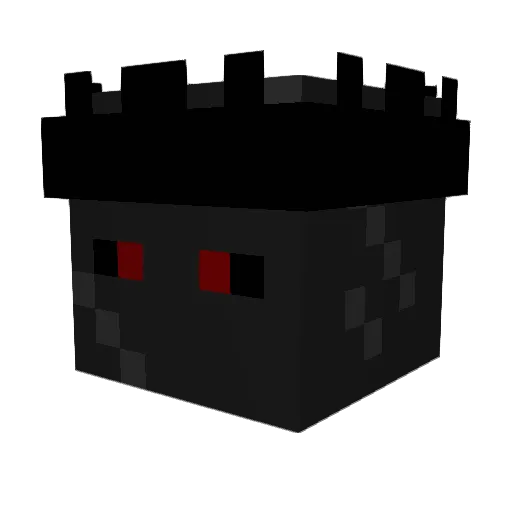 Socolis Minecraft avatar head, 3D render