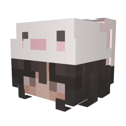 SocsOfKum Minecraft avatar head, 3D render