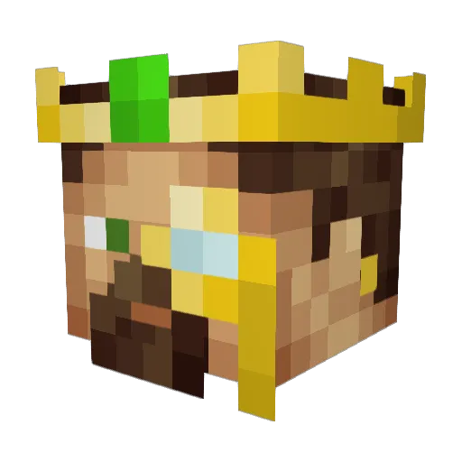 Soczk Minecraft avatar head, 3D render