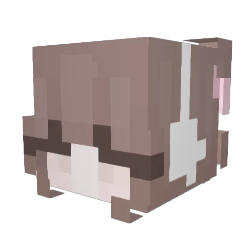SodLamp Minecraft avatar head, 3D render