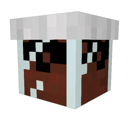 Soda99HD Minecraft avatar head, 3D render