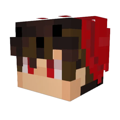 SodaAFK Minecraft avatar head, 3D render