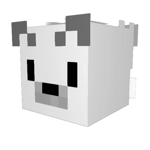 SodaBeverage Minecraft avatar head, 3D render