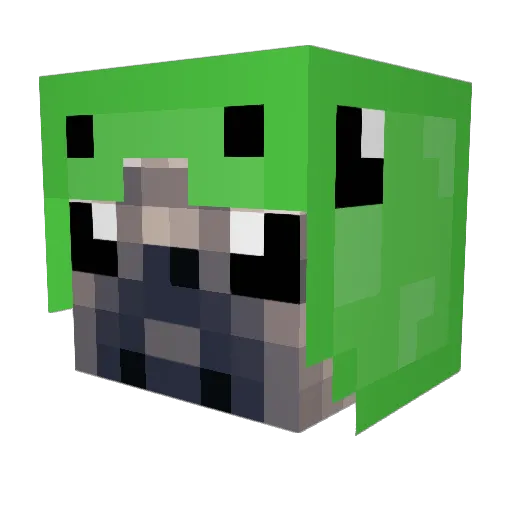 SodaCan0112 Minecraft avatar head, 3D render
