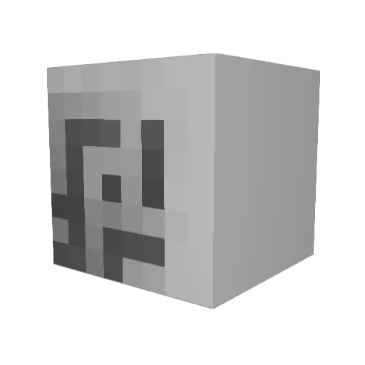 SodaKeR Minecraft avatar head, 3D render