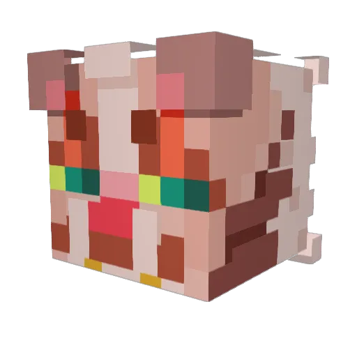 SodaPup3399 Minecraft avatar head, 3D render