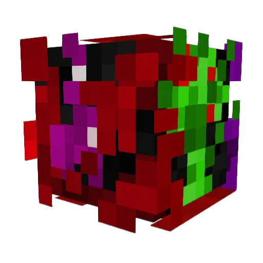 SodaZone Minecraft avatar head, 3D render