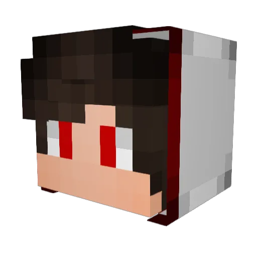 Soda_KunGG Minecraft avatar head, 3D render