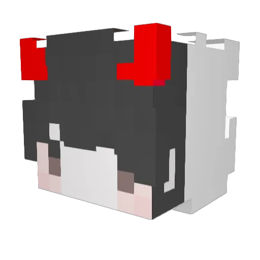 Soda__TW Minecraft avatar head, 3D render