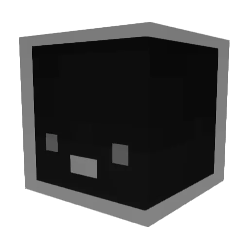 Sodahood Minecraft avatar head, 3D render