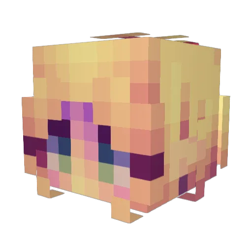 SodaliteMoth Minecraft avatar head, 3D render