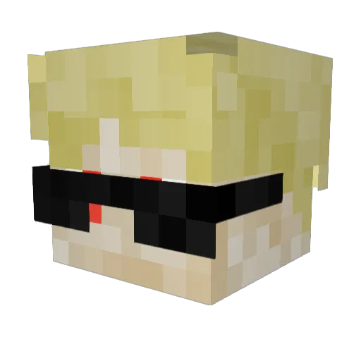 Sodapop4269 Minecraft avatar head, 3D render