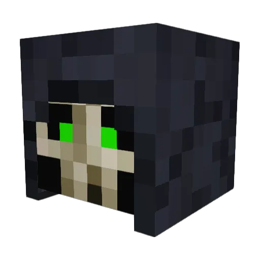 Sodcloudy Minecraft avatar head, 3D render