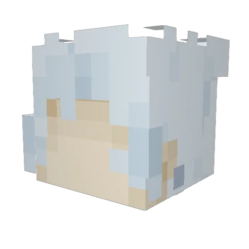 Sodi_doesArt Minecraft avatar head, 3D render