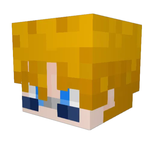 Sodia_MC Minecraft avatar head, 3D render