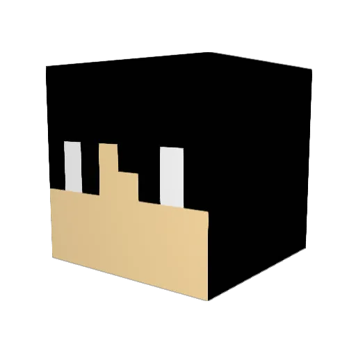 Soesoe Minecraft avatar head, 3D render