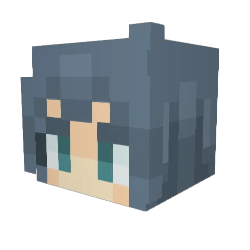 SofaKingWeToddEd Minecraft avatar head, 3D render