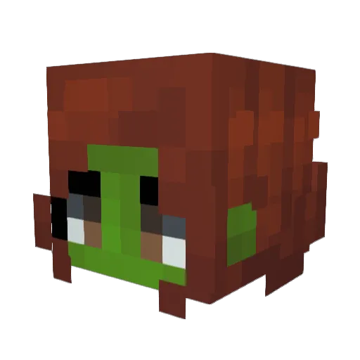 SofaSofa_ Minecraft avatar head, 3D render