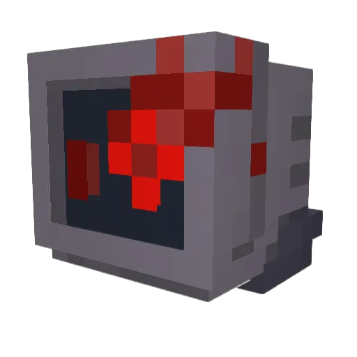 Sofant Minecraft avatar head, 3D render