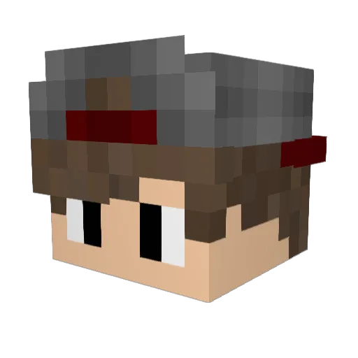 Sofasaft Minecraft avatar head, 3D render