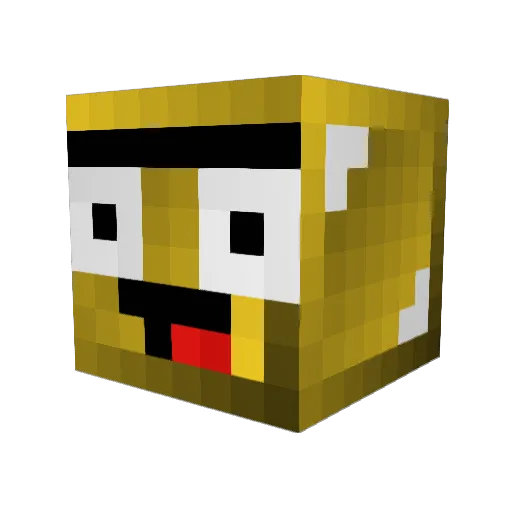 SofayaXD Minecraft avatar head, 3D render
