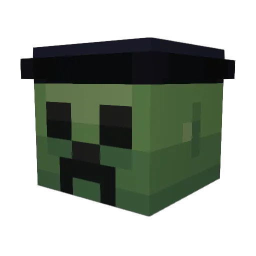 SoffelYT Minecraft avatar head, 3D render