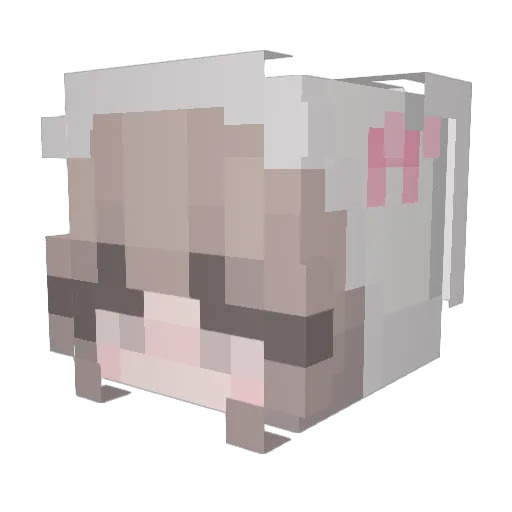 SofiGames Minecraft avatar head, 3D render