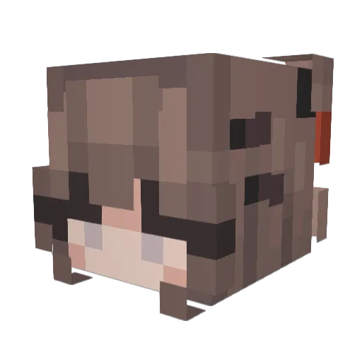 Sofi_873 Minecraft avatar head, 3D render