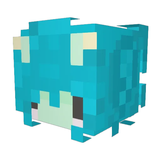 Sofia70 Minecraft avatar head, 3D render