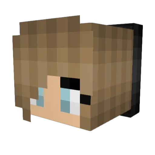 Sofiacool0990 Minecraft avatar head, 3D render