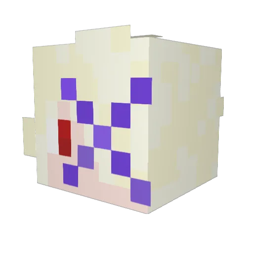 Sofiadream135 Minecraft avatar head, 3D render