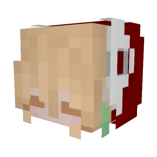 SofieCalundann Minecraft avatar head, 3D render