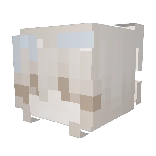 Sofiiikk Minecraft avatar head, 3D render