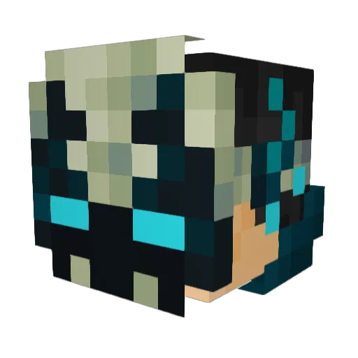 SofikitisV Minecraft avatar head, 3D render