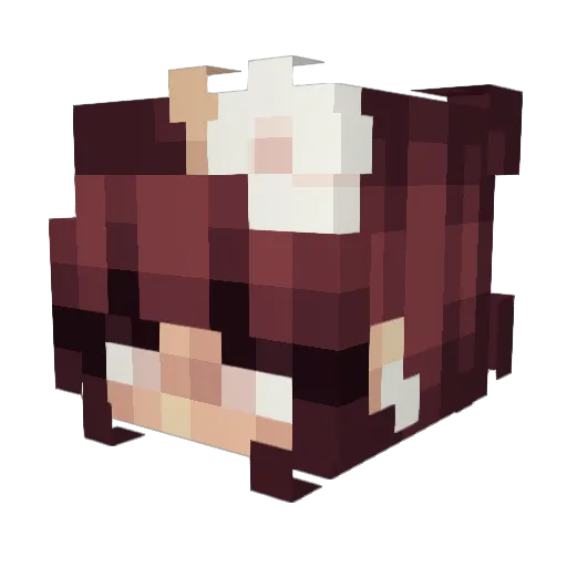 Sofingo Minecraft avatar head, 3D render