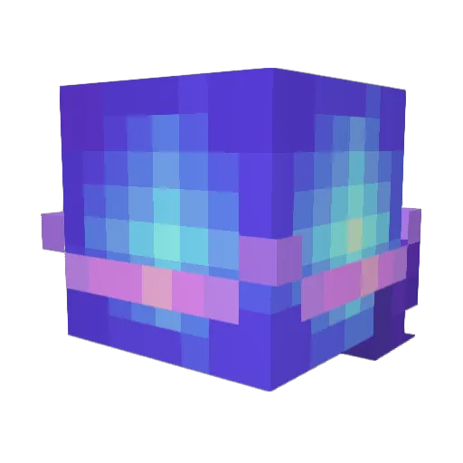 SoftBoilEgg Minecraft avatar head, 3D render